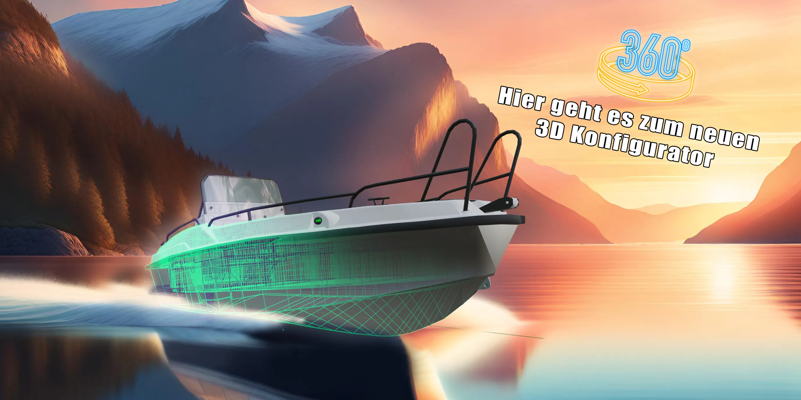 3D Ansicht mit Wireframe